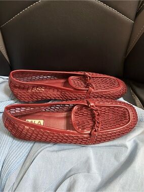 MIA Red Women's Driving Loafers - Classic Casual Slip-On NWOT